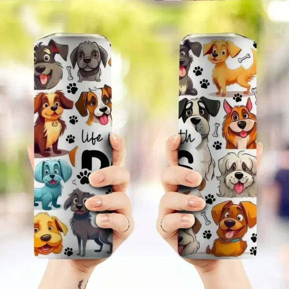 NEW SET Dog-Themed! Insulated LUNCH BAG & TUMBLER! - Picture 8 of 11